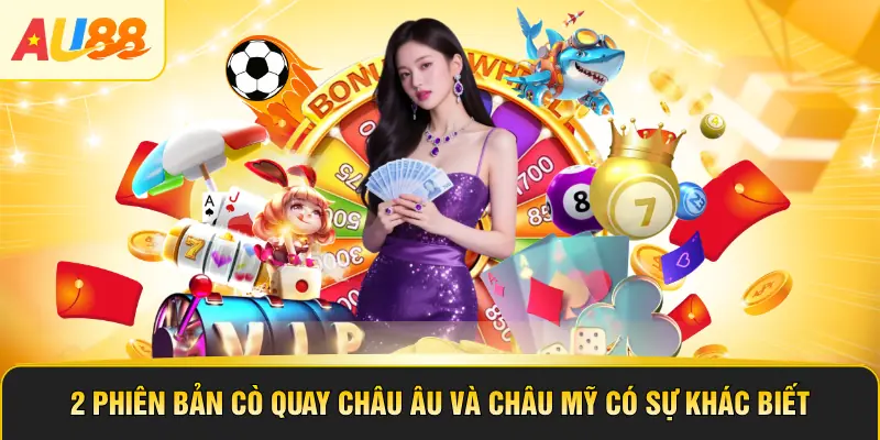 2 phiên bản cò quay Châu Âu và Châu Mỹ có sự khác biệt
