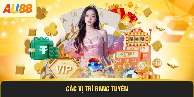 Các vị trí đang tuyển