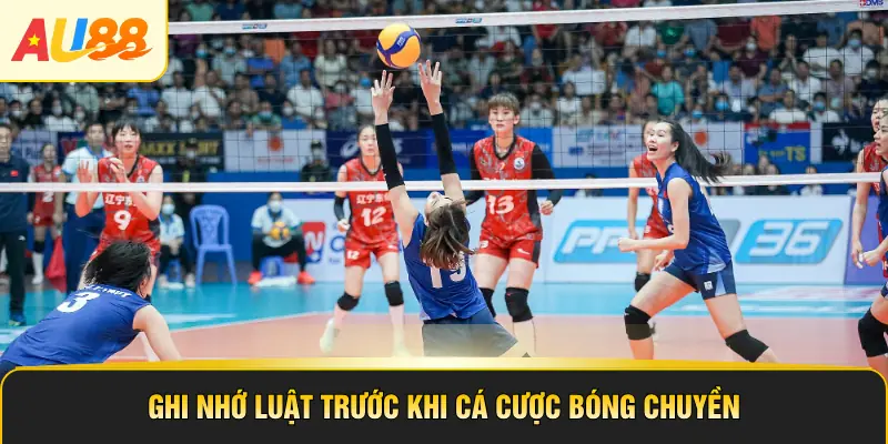Ghi nhớ luật trước khi cá cược bóng chuyền